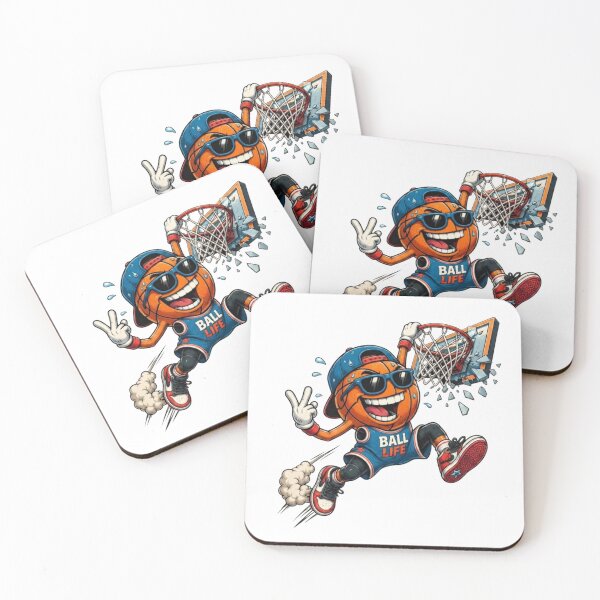 Item preview, Cool Cartoon Basketball Ball Life Slam Dunk designed and sold by BlasiseDS.