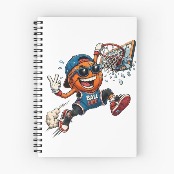 Item preview, Cool Cartoon Basketball Ball Life Slam Dunk designed and sold by BlasiseDS.
