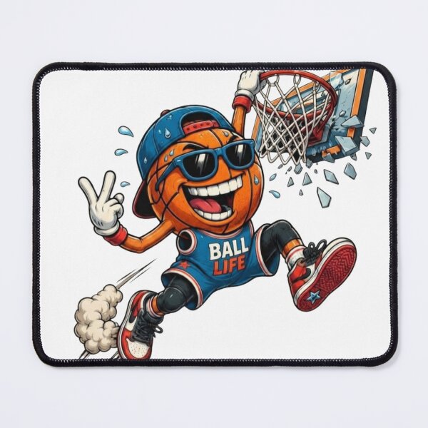 Item preview, Cool Cartoon Basketball Ball Life Slam Dunk designed and sold by BlasiseDS.