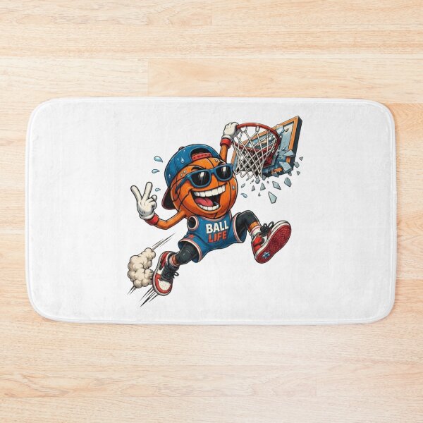 Item preview, Cool Cartoon Basketball Ball Life Slam Dunk designed and sold by BlasiseDS.