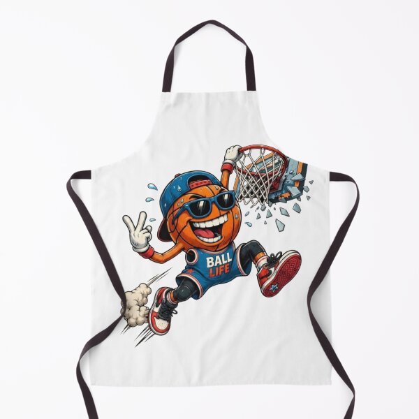 Item preview, Cool Cartoon Basketball Ball Life Slam Dunk designed and sold by BlasiseDS.