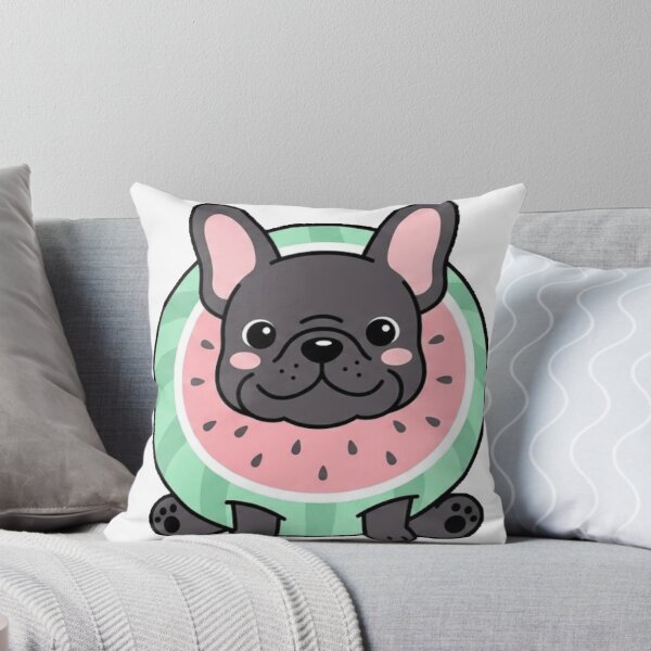 Item preview, Watermelon Frenchie - Sweet Summer Puppy designed and sold by conamor-bymel.