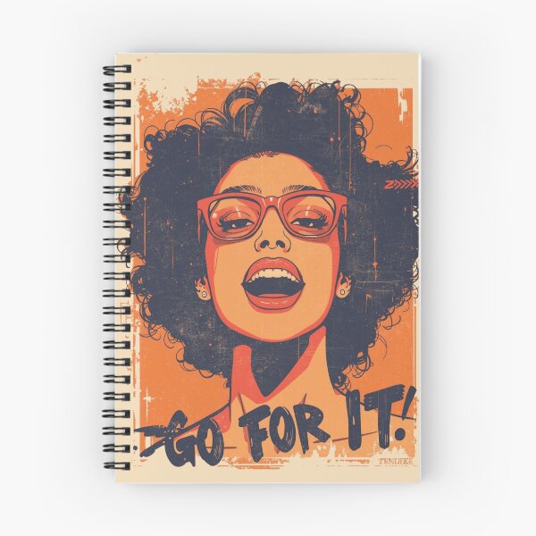 Item preview, Go For It Retro Grunge Afro Woman Pop Art designed and sold by ERODED SELF.