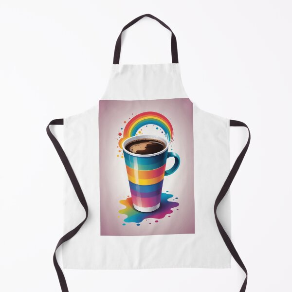 Item preview, Coffee Cup Character Holographic Rainbow Style – Coffee lover gift designed and sold by michallechowicz.
