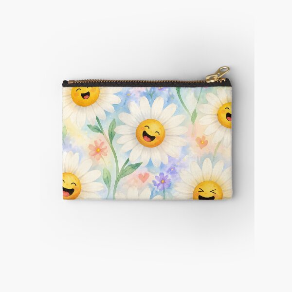 Item preview, Cute Smiling Daisy Flowers designed and sold by naragon4289.