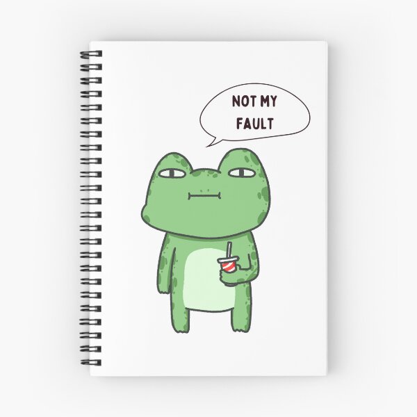 Item preview, Not My Fault Frog Meme designed and sold by Nol1ytv.