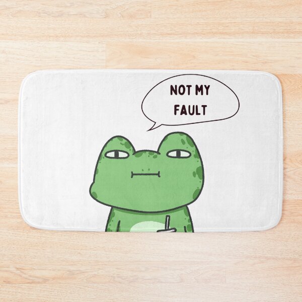 Item preview, Not My Fault Frog Meme designed and sold by Nol1ytv.