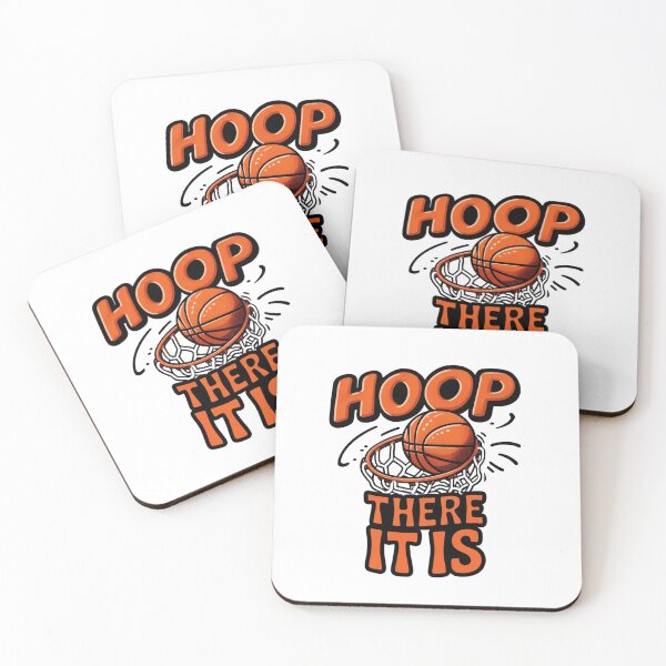 Item preview, Hoop There It Is Basketball Quote Design designed and sold by BlasiseDS.