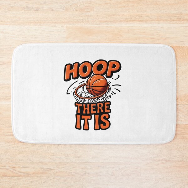 Item preview, Hoop There It Is Basketball Quote Design designed and sold by BlasiseDS.