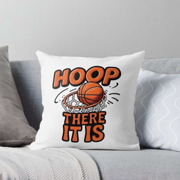 Item preview, Hoop There It Is Basketball Quote Design designed and sold by BlasiseDS.