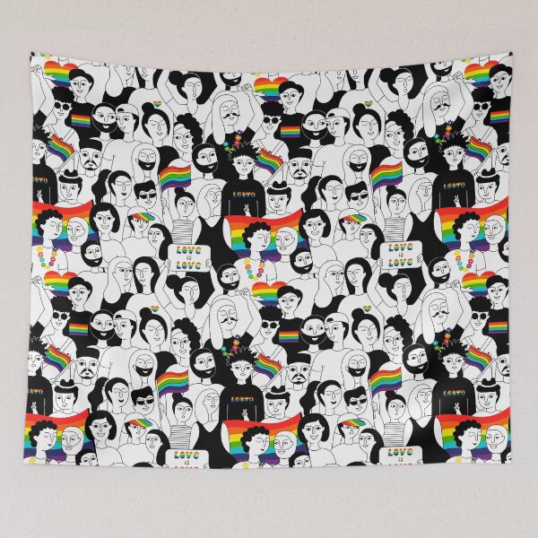 Item preview, Pride Crowd designed and sold by Laymela Fet Shop.