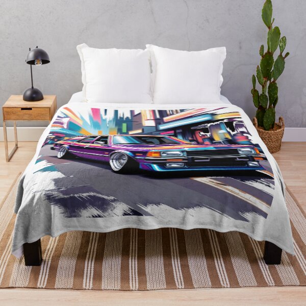 Item preview, vintage station wagon in an urban scene designed and sold by maistrTREASURE.
