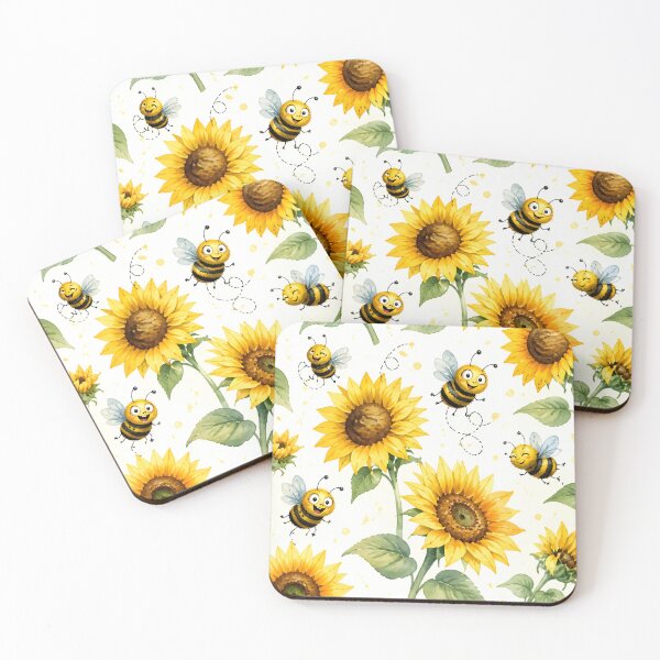 Item preview, Cute Sunflower Bee Garden designed and sold by naragon4289.
