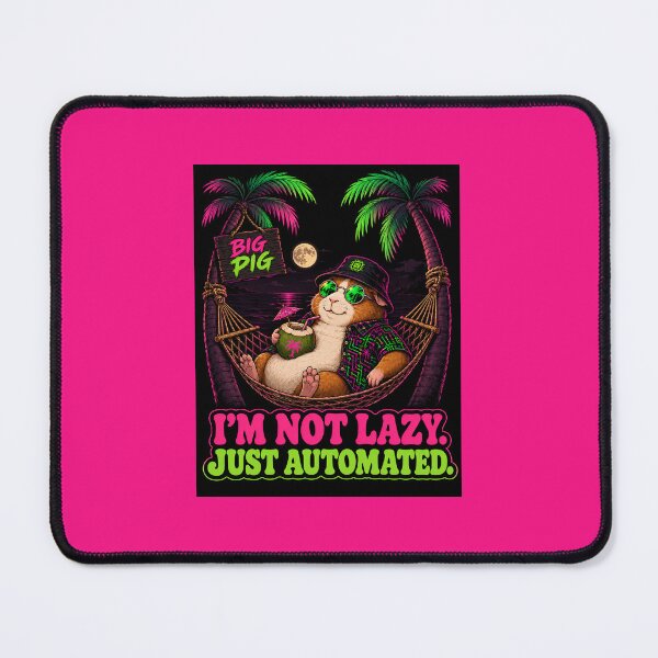 Item preview, Not Lazy Just Automated Guinea Pig Shirt designed and sold by PreysPayback.