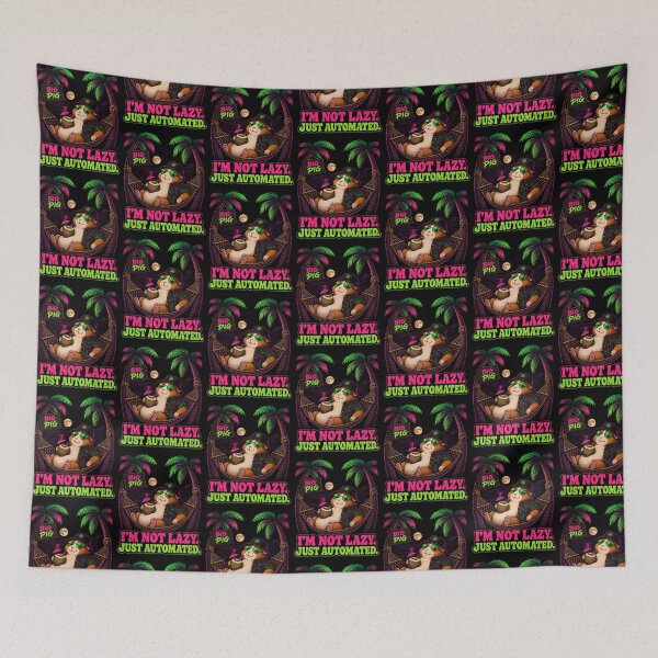 Item preview, Not Lazy Just Automated Guinea Pig Shirt designed and sold by PreysPayback.