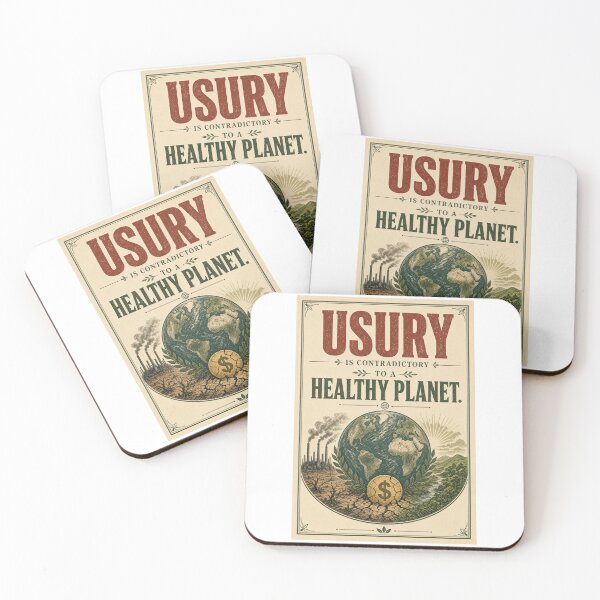 Item preview, Usury is contradictory to a healthy planet.  designed and sold by INEEDBABYPOWDER.