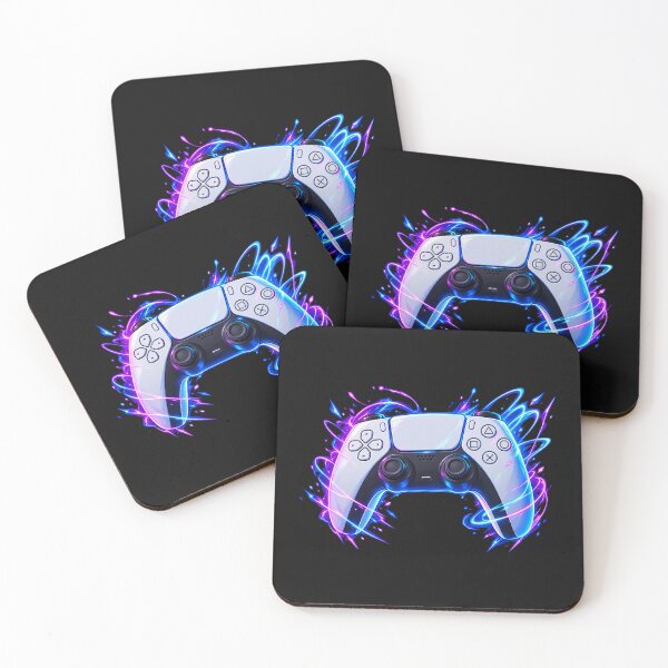 Item preview, Neon Gaming Controller – Cyberpunk PS5 Controller Art designed and sold by Starstacks.