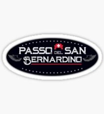 San Bernardino Pass Switzerland T-Shirt Sticker