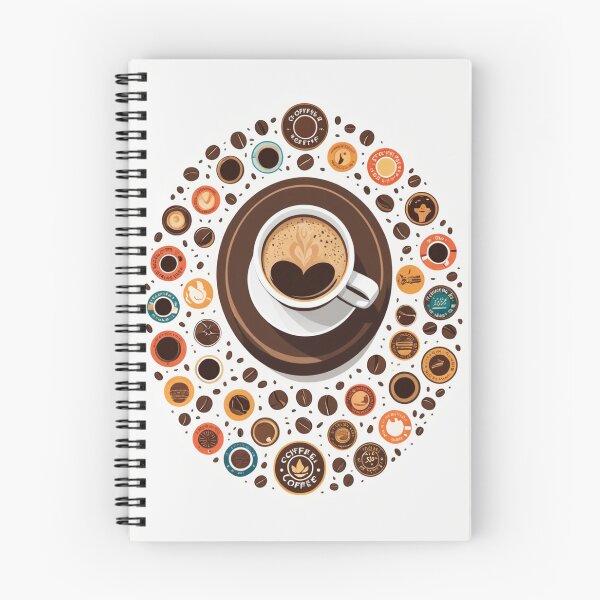 Item preview, Coffee Cup Character Circular Badge Emblem – Coffee lover gift designed and sold by michallechowicz.