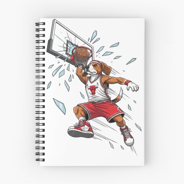 Item preview, Powerful Basketball Dog Breaking The Backboard designed and sold by BlasiseDS.