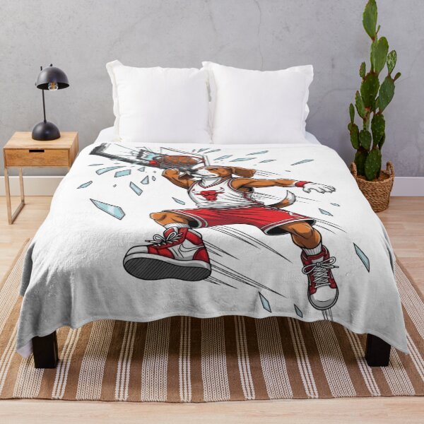 Item preview, Powerful Basketball Dog Breaking The Backboard designed and sold by BlasiseDS.