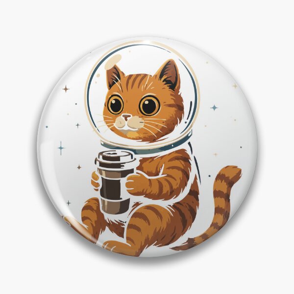 Item preview, Space Cat Astronaut Coffee designed and sold by Stayfrostybro.