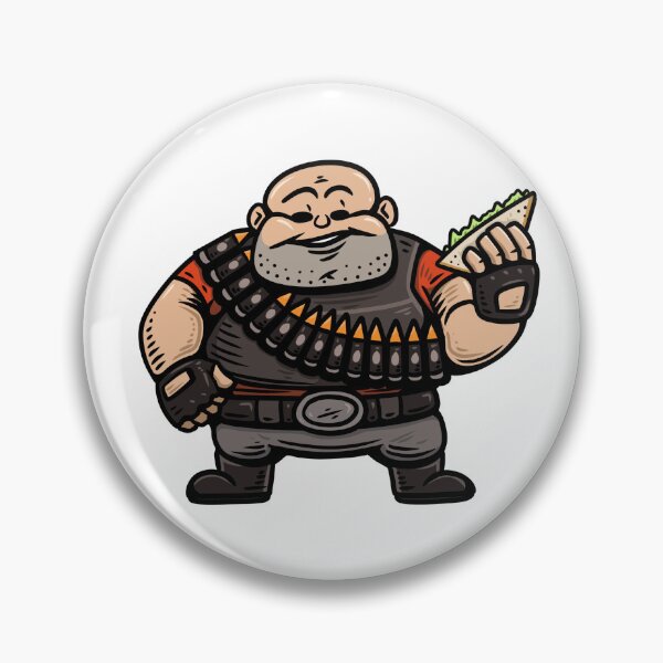 Item preview, TF2 Heavy munching sandvich designed and sold by Spinner-vision.