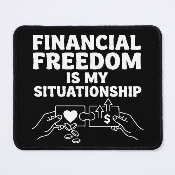 Item preview, Financial Freedom Is My Situationship – Gen Z Finance Humor Design designed and sold by NOVYXEL.