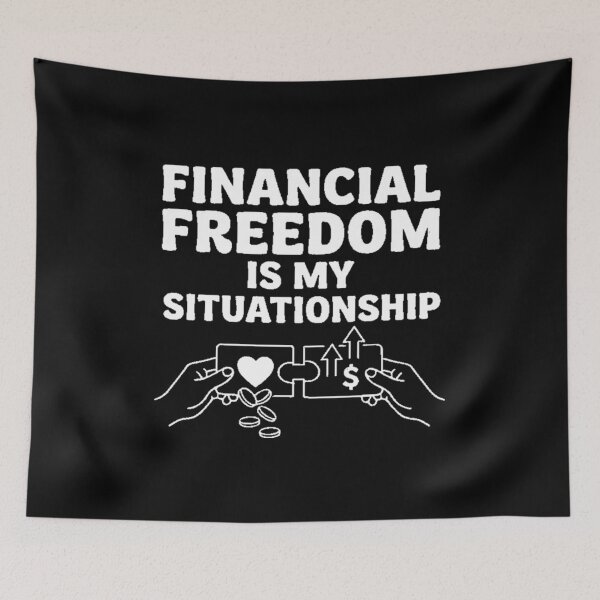 Item preview, Financial Freedom Is My Situationship – Gen Z Finance Humor Design designed and sold by NOVYXEL.
