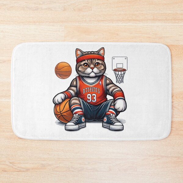 Item preview, Cool Realistic Basketball Cat Sports Mascot 93 designed and sold by BlasiseDS.