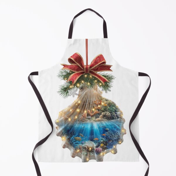 Item preview, Coastal Christmas Ocean Seashell Ornament designed and sold by LC&LCPlatform.