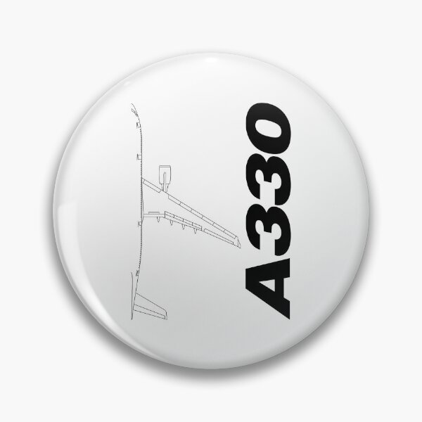 Item preview, A330 Commercial Jetliner Technical Blueprint (Black Edition) designed and sold by Magazine Combate.