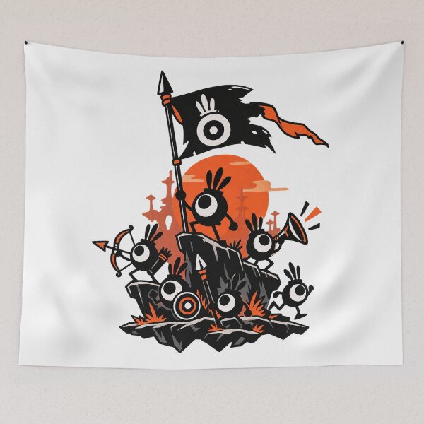 Item preview, Patapon Tribal Warriors - Retro Rhythm Adventure designed and sold by Rosteri.