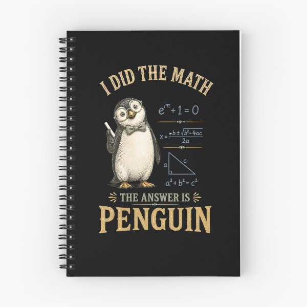 Item preview, I Did The Math The Answer is Penguin Cute Math Penguin Teacher Design designed and sold by LeSoniPapaPrint.
