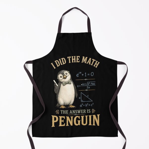 Item preview, I Did The Math The Answer is Penguin Cute Math Penguin Teacher Design designed and sold by LeSoniPapaPrint.