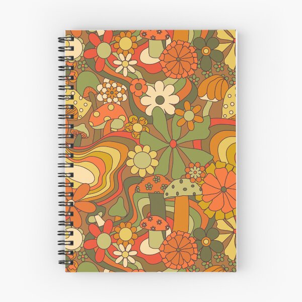 Item preview, Groovy Mushroom Garden in Orange designed and sold by YesterdayColl.