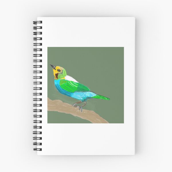 Item preview, Multicolored Tanager designed and sold by pinkyjainpan.