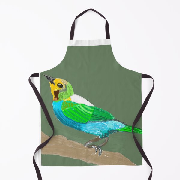 Item preview, Multicolored Tanager designed and sold by pinkyjainpan.