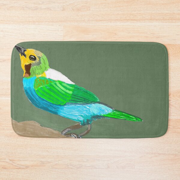 Item preview, Multicolored Tanager designed and sold by pinkyjainpan.