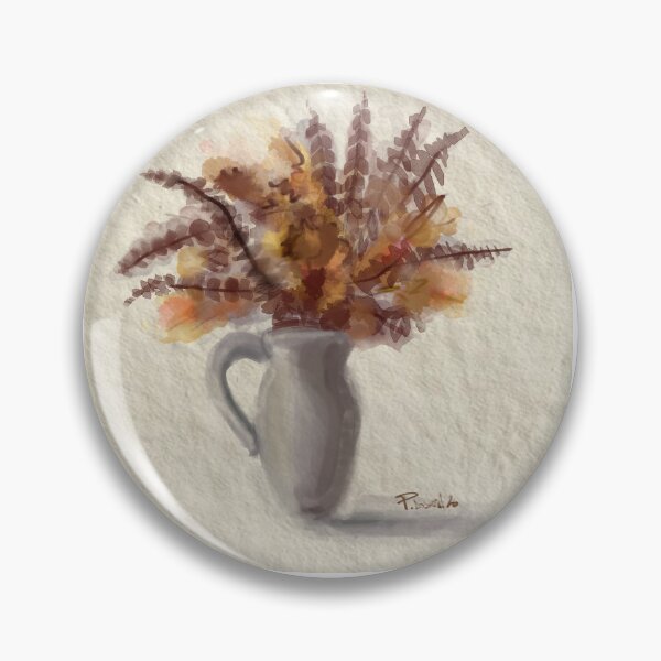 Item preview, Amber Eucalyptus Stems in Grey Vase designed and sold by PrissDodrill-86.