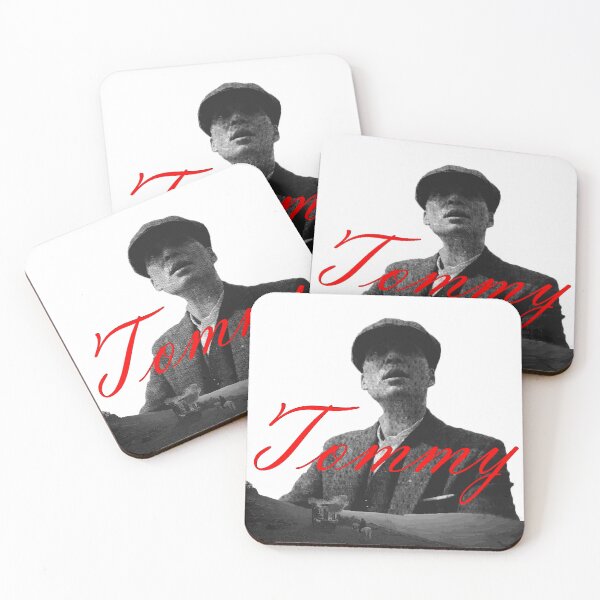 Artikelvorschau, Tommy Shelby Red Script – Peaky Blinders Halbtongrafik entworfen und verkauft von qfa Originals.