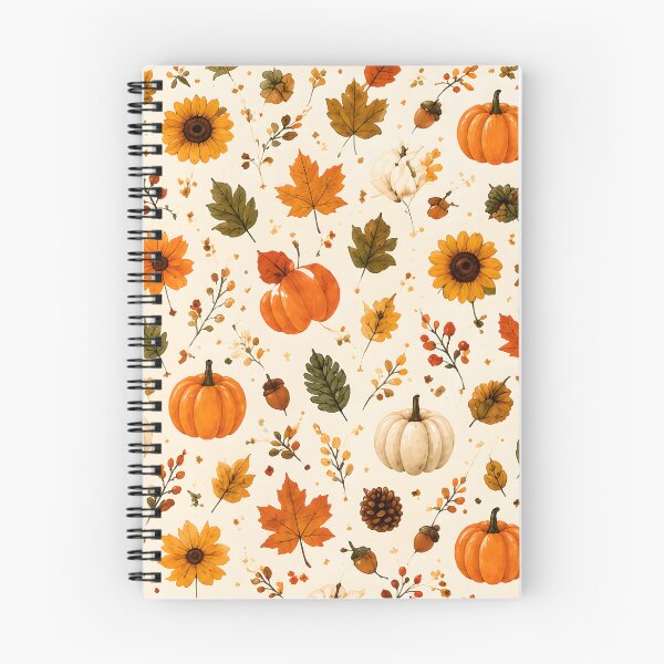Item preview, Autumn Pumpkin & Sunflower Pattern designed and sold by TinyWeird.