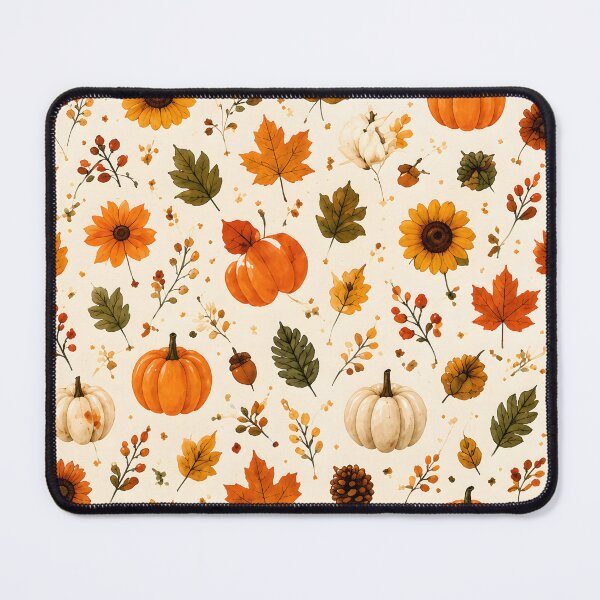 Item preview, Autumn Pumpkin & Sunflower Pattern designed and sold by TinyWeird.