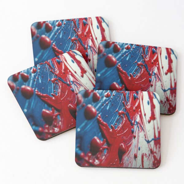 Item preview, Crimson Blue Paint Texture designed and sold by Harmonic_Layers.