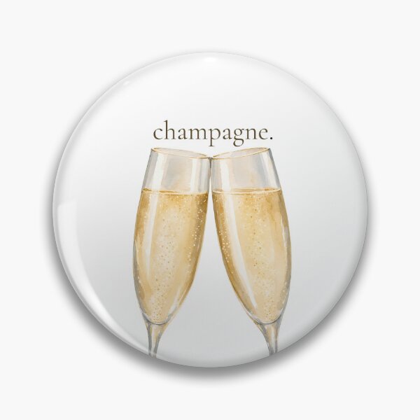 Item preview, Aesthetic Champagne Glass Art designed and sold by UnripeAlmond.
