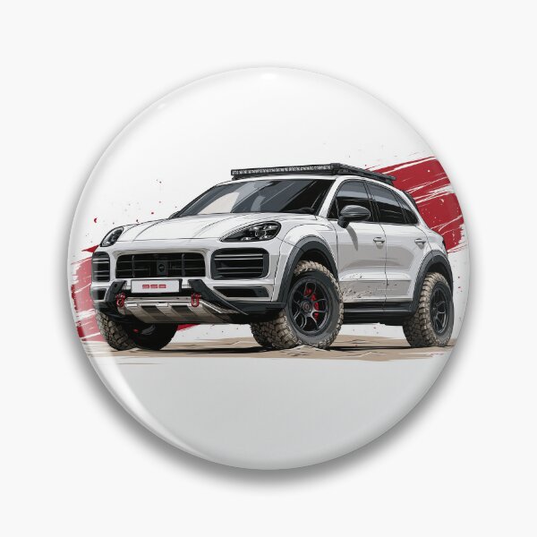 Item preview, Porsche Cayenne Off Road Overland Illustration  designed and sold by blackdogshop.