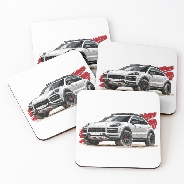 Item preview, Porsche Cayenne Off Road Overland Illustration  designed and sold by blackdogshop.