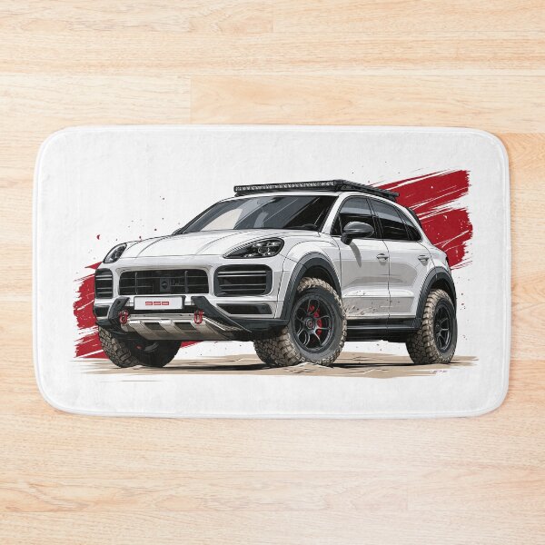 Item preview, Porsche Cayenne Off Road Overland Illustration  designed and sold by blackdogshop.