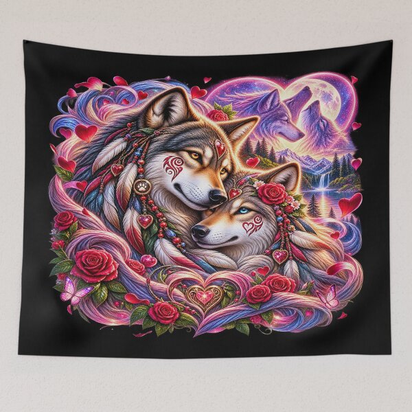Item preview, Love Wolves – Guardians of Eternal Love designed and sold by TroviTutto.