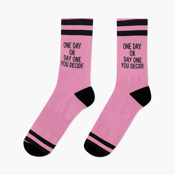 Item preview, One Day or Day One, You Decide, Motivational Quote designed and sold by CloudyPress.